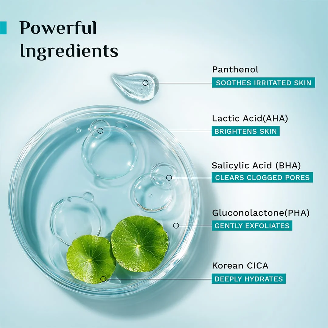3% AHA + BHA + PHA Detan Gel Face Wash - Image 3