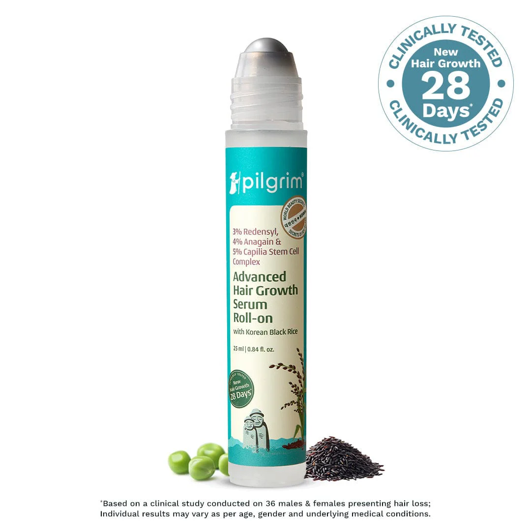 3% Redensyl, 4% Anagain & 5% Capilia Stem Cell Complex Advanced Hair Growth Serum Roll-On