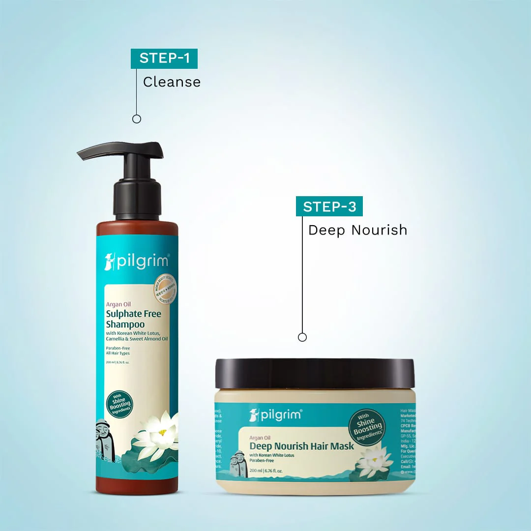 Sulphate Free Shampoo & Argan Oil Hair Mask - Image 5