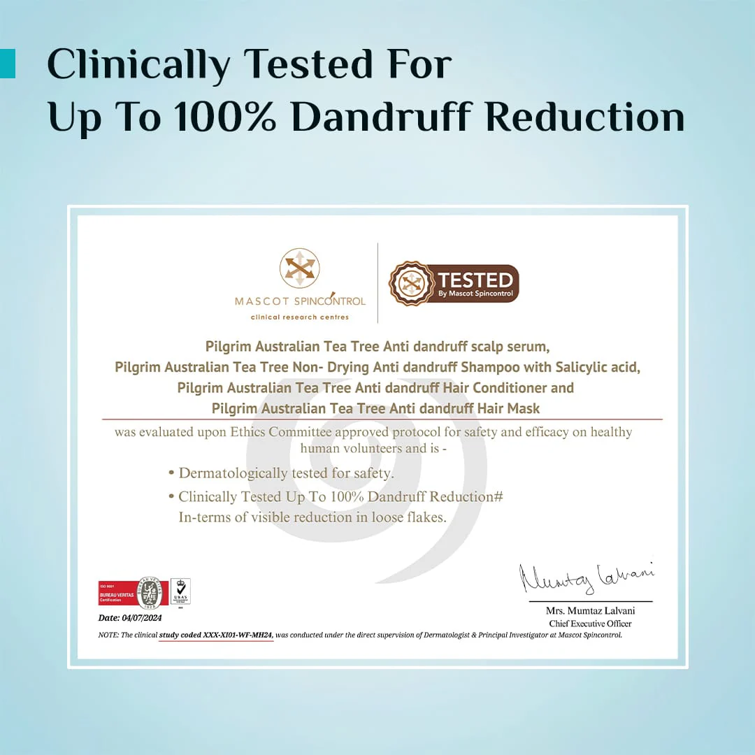 Australian Tea Tree Non-Drying Anti-Dandruff Shampoo - 650ml - Image 8