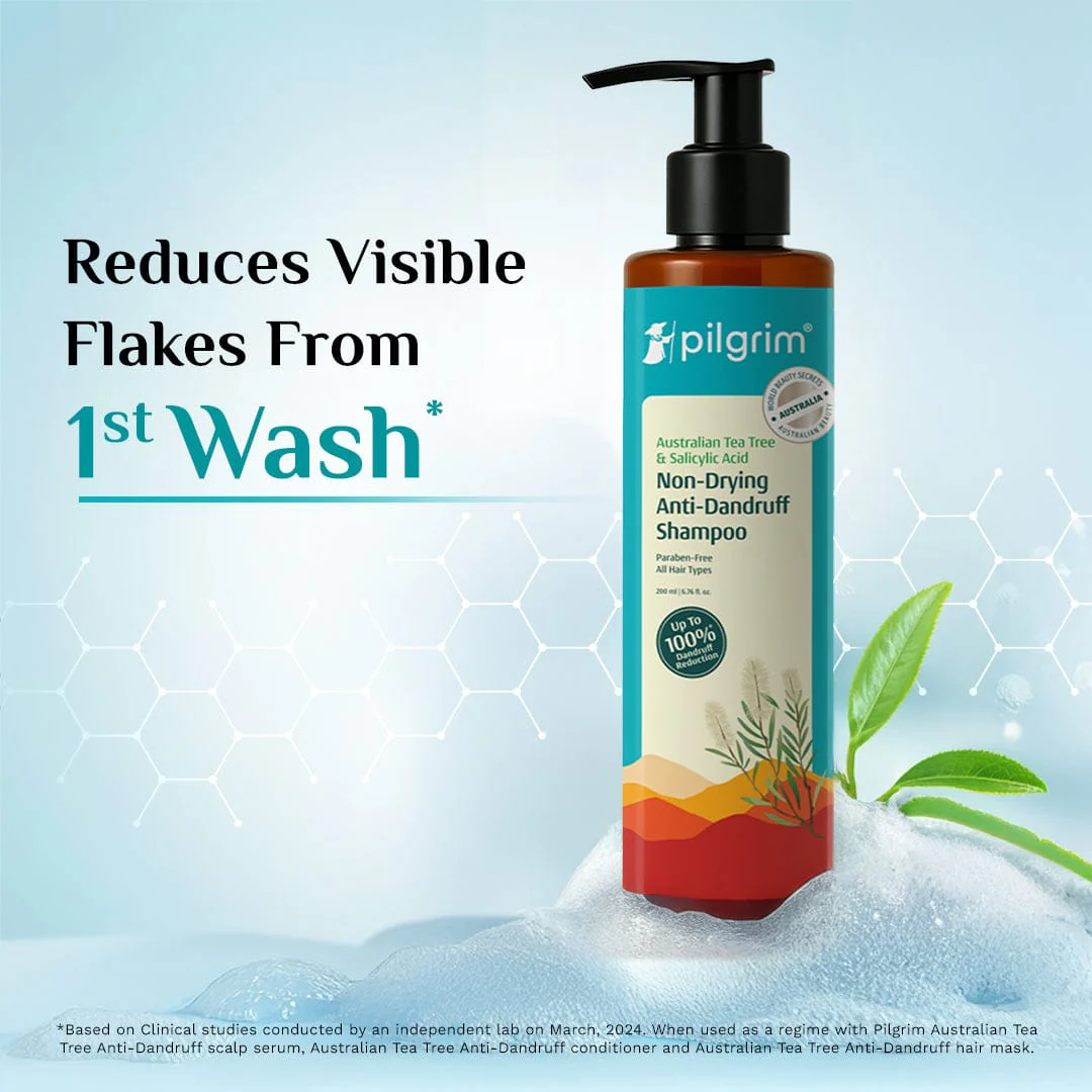 Australian Tea Tree Non-Drying Anti-Dandruff Shampoo & Conditioner Combo - Image 6