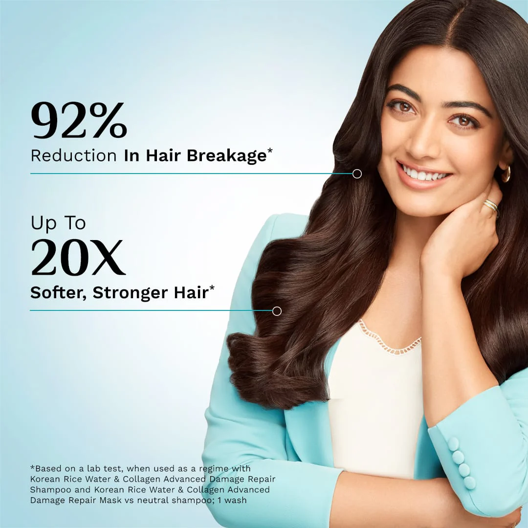 Korean Rice Water & Collagen Advanced Damage Repair Hair Mask - Image 4