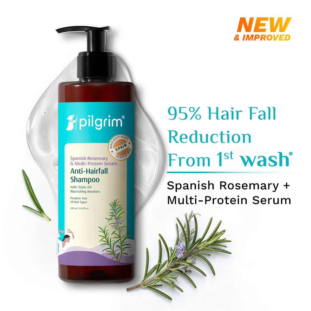 Spanish Rosemary & Multi-Protein Serum Anti-Hairfall Shampoo - Image 2