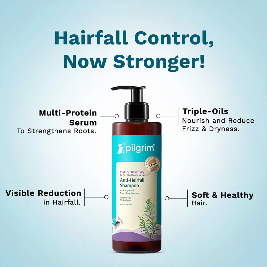 Spanish Rosemary & Multi-Protein Serum Anti-Hairfall Shampoo - Image 15