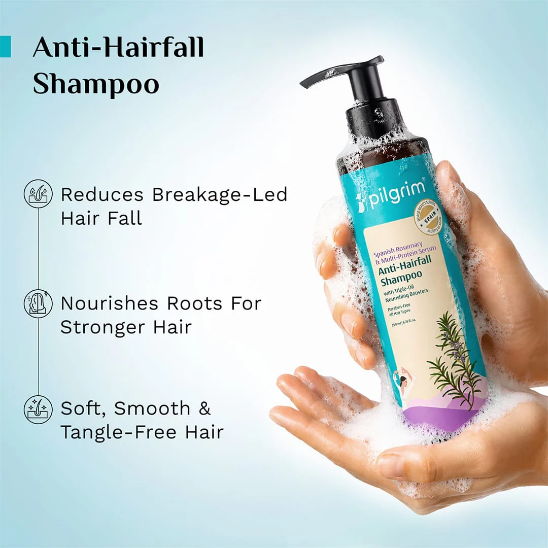 Spanish Rosemary & Multi-Protein Serum Anti-Hairfall Shampoo - Image 5
