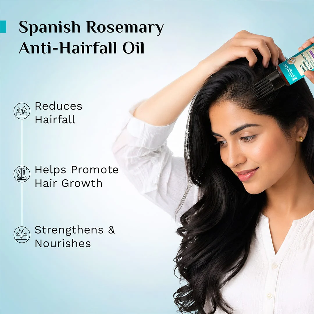 Spanish Rosemary Anti-Hairfall Oil with Biotin & Triple-Oil Nourishment - Image 3