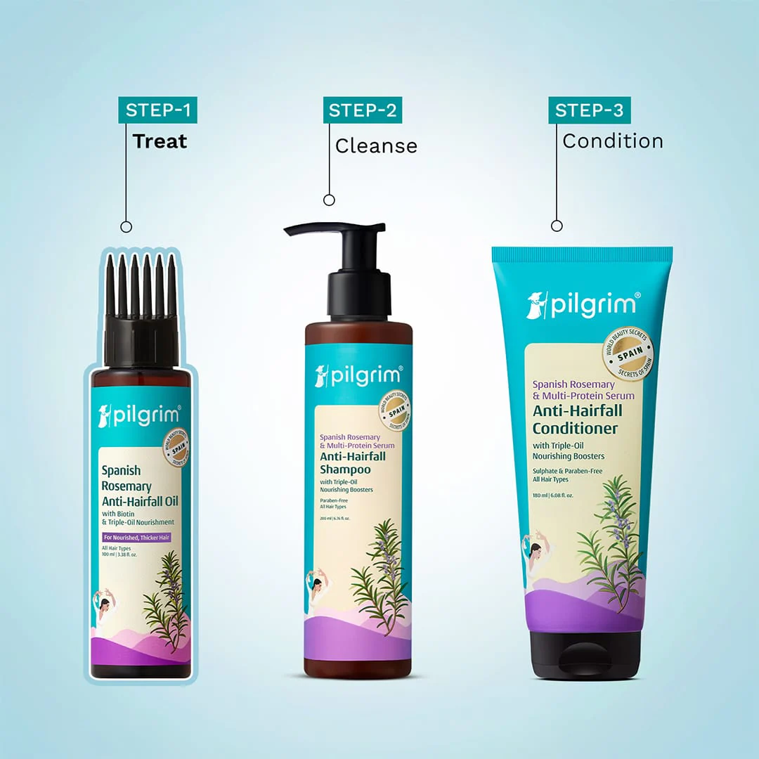 Spanish Rosemary Anti-Hairfall Oil with Biotin & Triple-Oil Nourishment - Image 8