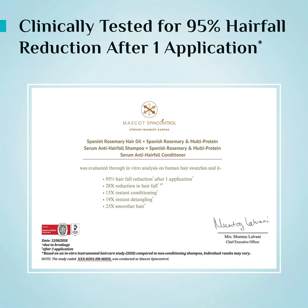 Spanish Rosemary Anti-Hairfall Oil with Biotin & Triple-Oil Nourishment - Image 9