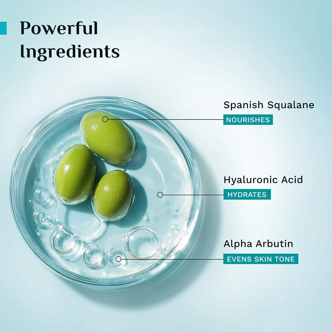 Spanish Squalane Advanced Glow Sleeping Mask with Hyaluronic Acid & Alpha Arbutin - Image 6