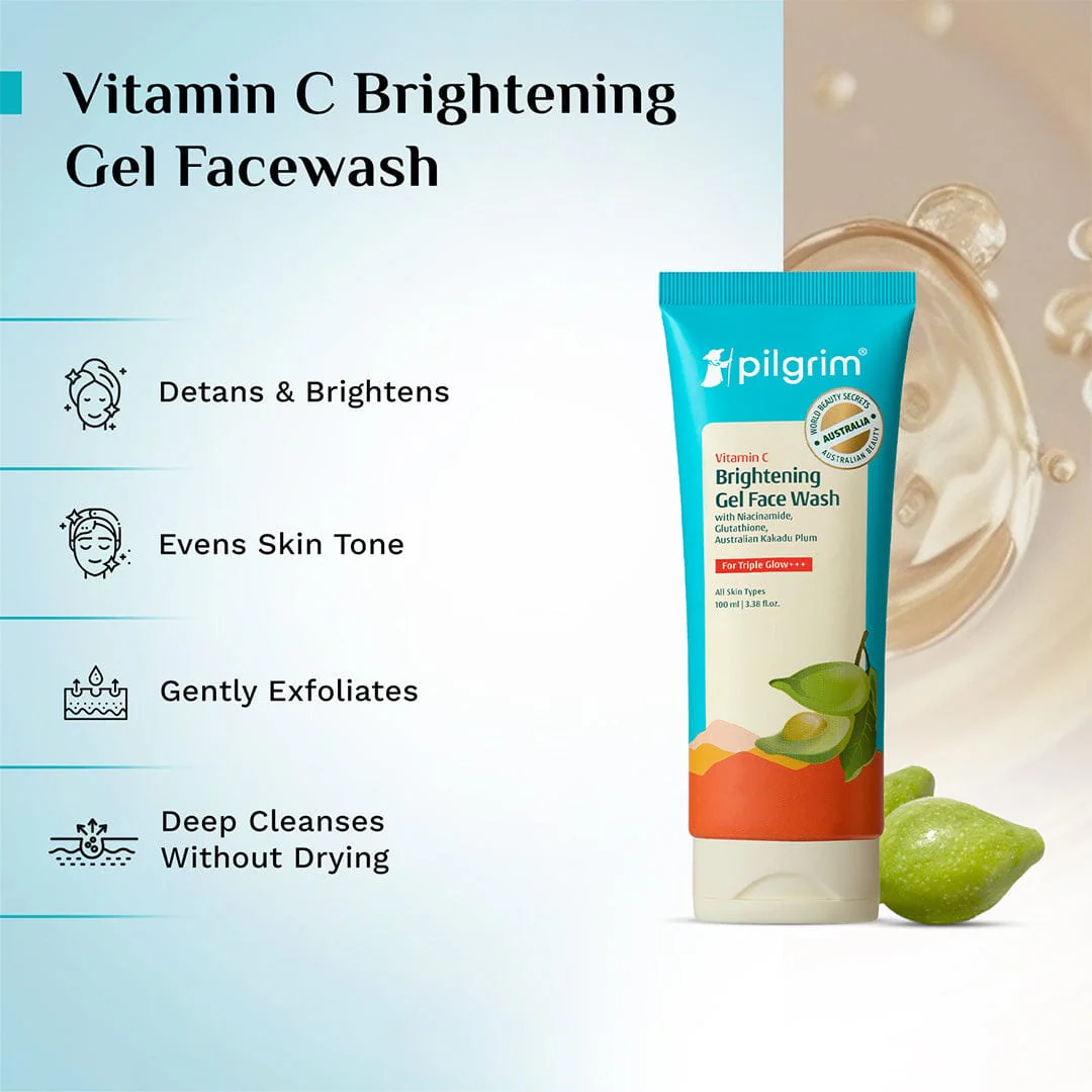Vitamin C Brightening Gel Face Wash - Image 3