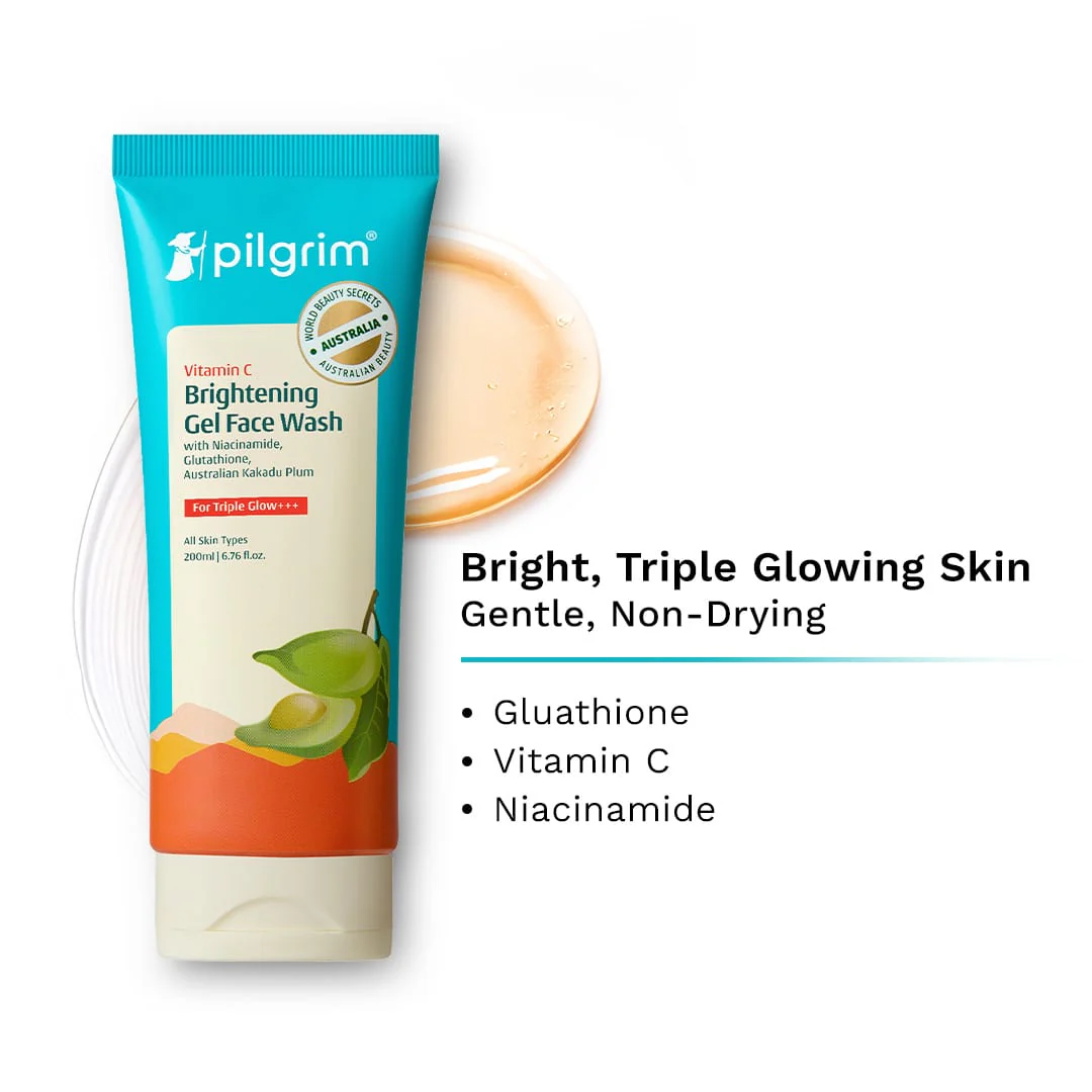 Vitamin C Brightening Gel Face Wash - Pack of 2 - Image 3